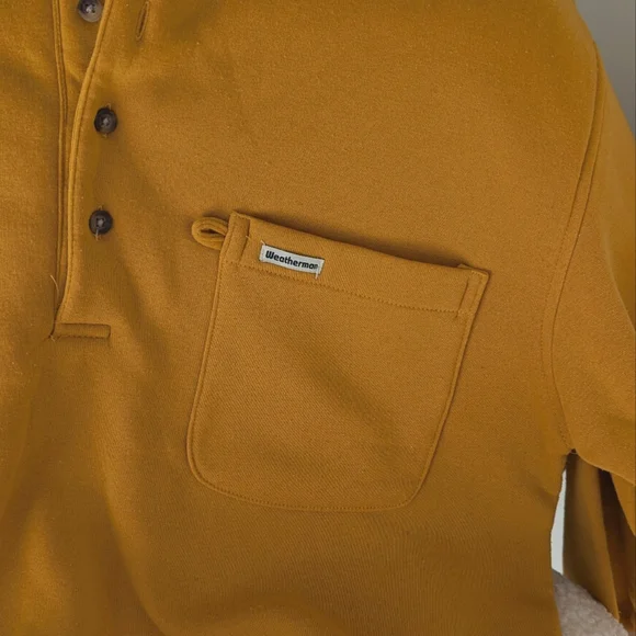 Vintage Weatherman 80's Mustard Pullover - Picture 3 of 6